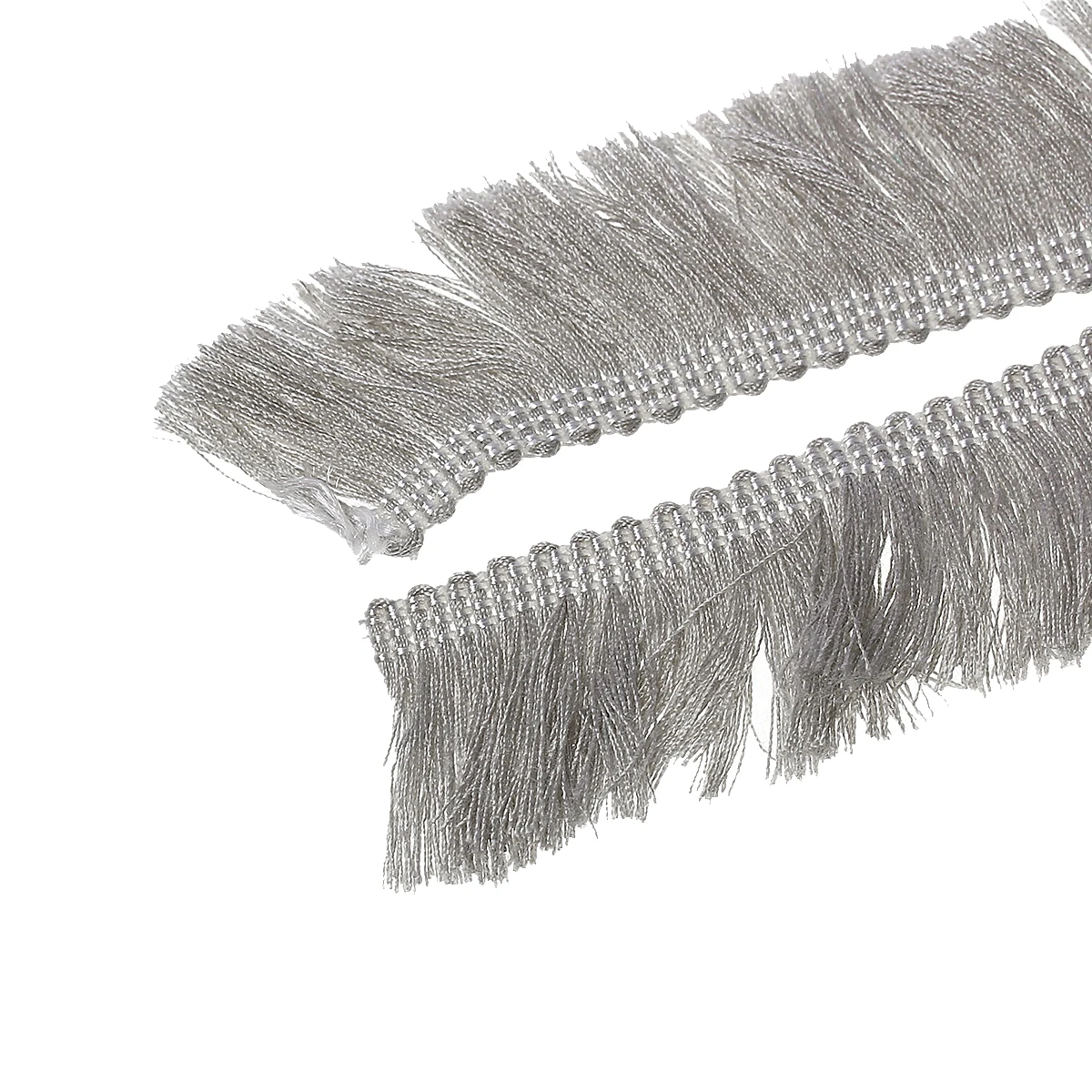 5 м 25 мм серый хлопок кружево бахрома на ленте кружевная отделка Вышивание одежды