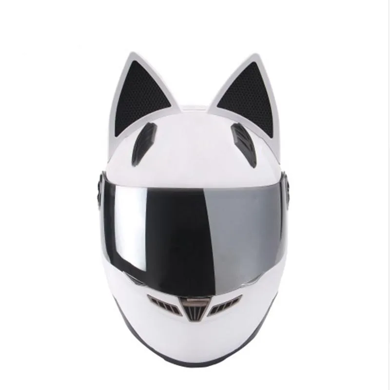 NITRINOS бренд Для мужчин женщин личность шлем в виде кошачьей головы мотоциклетный