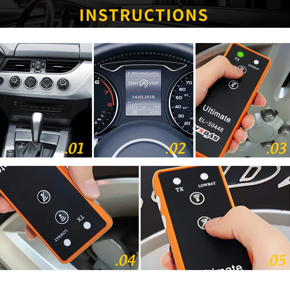VXDAS TPMS EL-50448 OEC-T5/Ultimate датчик давления в шинах для G M/Opel 2011 Chevy Avalanche Авто/автомобильный диагностический инструмент