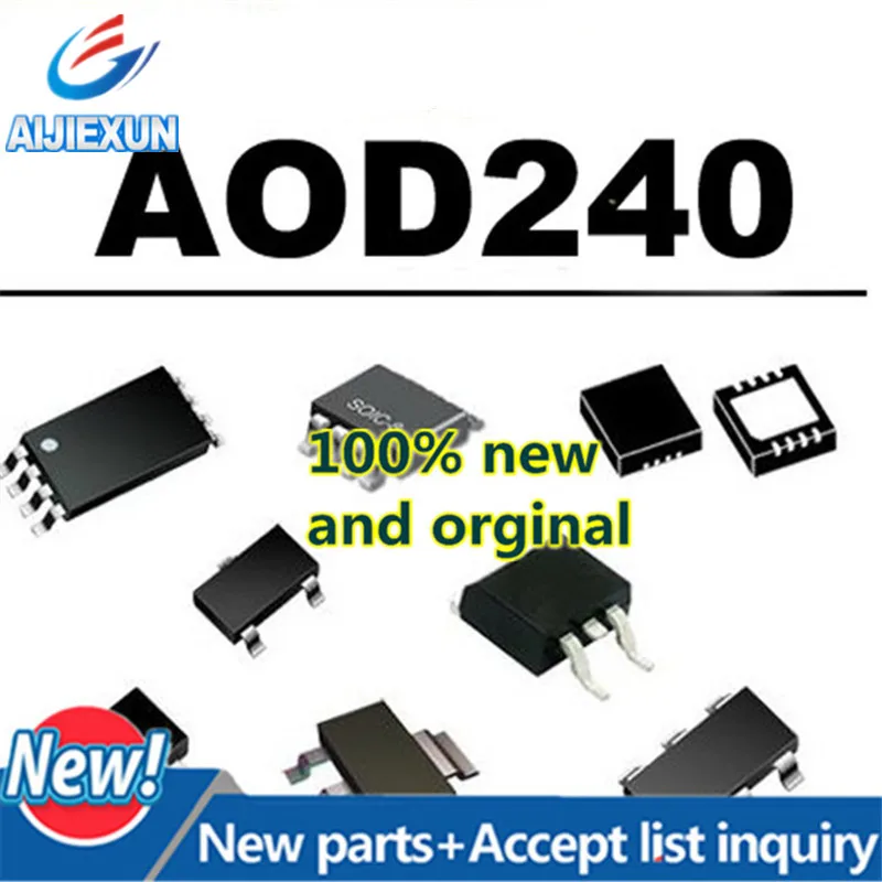 5 шт. 100% новый и оригинальный AOD240 TO252 MOS 40 в n канальный MOSFET наличии|Производство