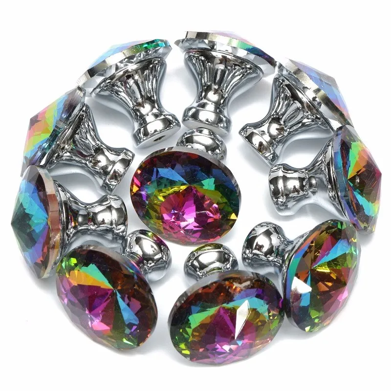 MTGATHER 10 шт. цветной ящик дверные ручки шкаф для гардероба кабинета мебели ручка из