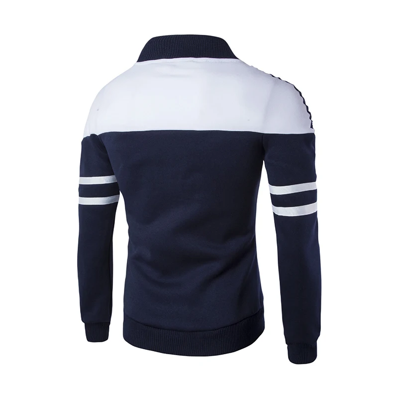 2018 New Mens Sweatshirt Coat Casual Male Jacket Slim Fit Sweatshirts Autumn Winter Bomber Jackets | Мужская одежда