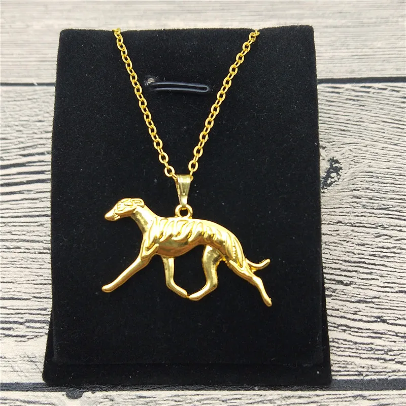 Новый ожерелье с изображением уиппета модный стиль Whippet кулон женщины мода
