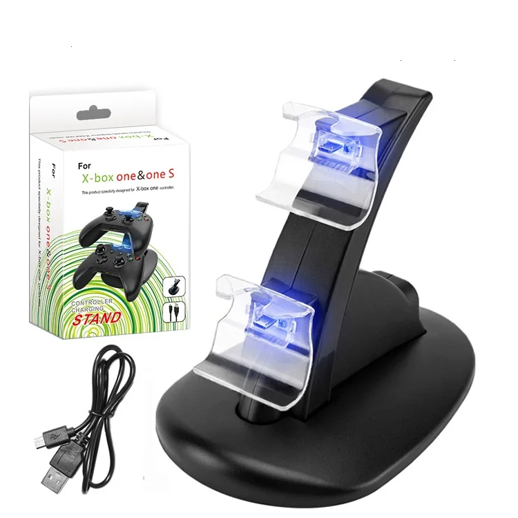FZQWEG USB порты светодиодное зарядное устройство для Microsoft Xbox One геймпад аксессуары