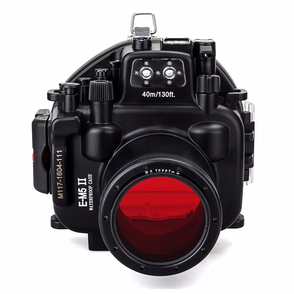 Чехол для подводной камеры Meikon 40 м/130 футов Olympus E M5 II чехол дайвинга + красный
