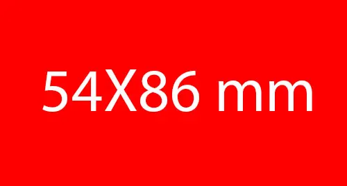 54X86 Матовые Пользовательские печати ПВХ код работника карты Водонепроницаемый Бизнес пластиковая карточка работника - Цвет: 54X86