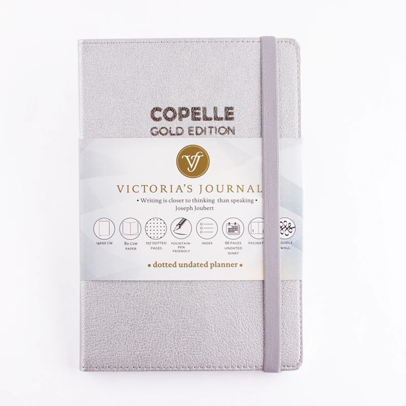 Costelle-GOLD EDITION точечный ежемесячный планировщик/блокнот/Bullet Dot Grid Journal/Bujo