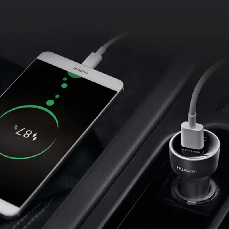 Автомобильное зарядное устройство Huawei с USB портом 22 5 Вт P40/P30/P20 pro/P10/P9 Plus Lite/Mate