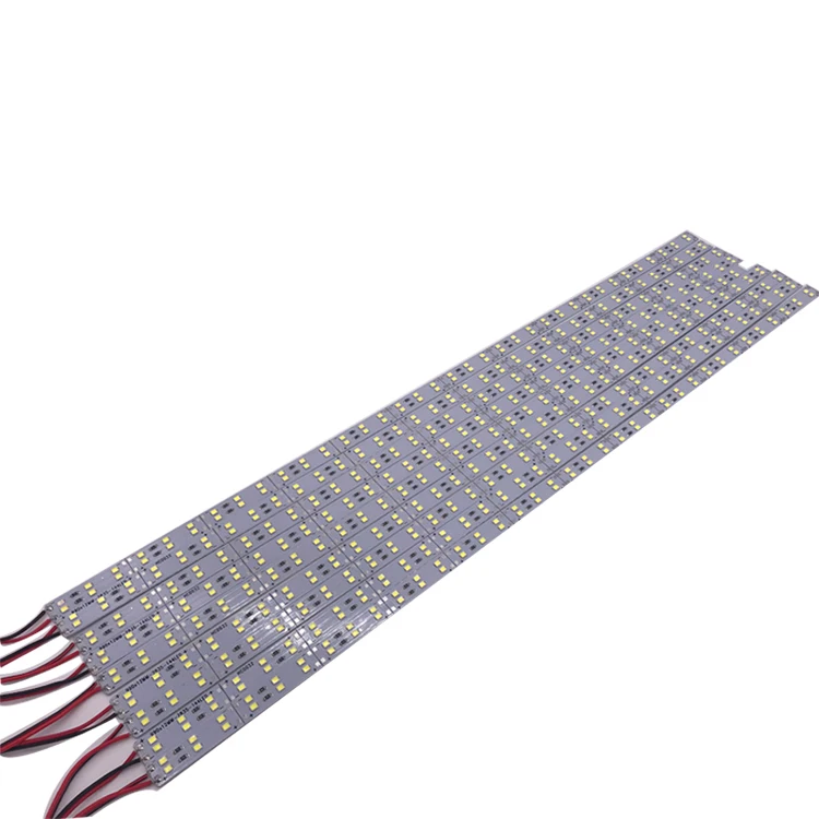 2835 SMD Светодиодная строгая полоса освещения s DC12V 72 светодиодный алюминиевая