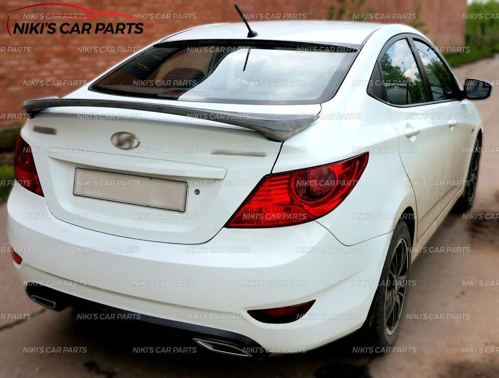 Спойлер на заднее стекло для hyundai Solaris 2011- АБС пластик навес окна автомобиля Стайлинг автомобиля аксессуары украшения Аэро
