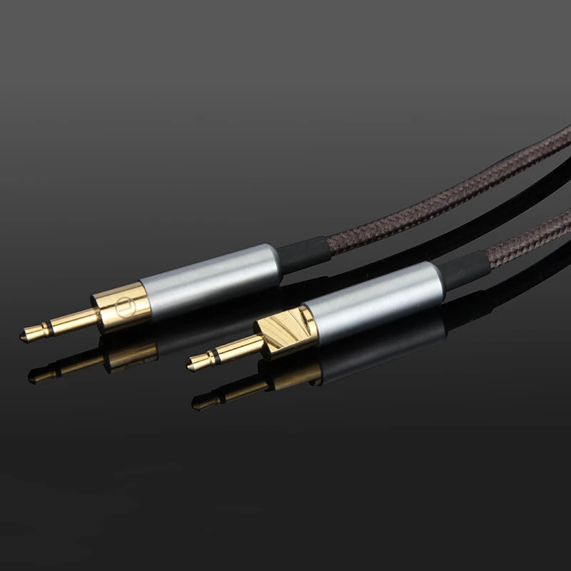 Earmax 4 мм кабель для наушников HIFI аудио Aux OCC серебряное покрытие сбалансированный