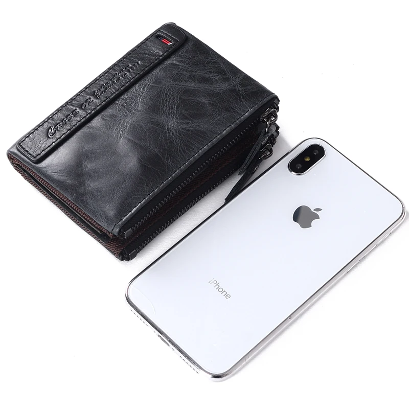 CROSS OX Мужская кожаная сумочка WL106|men genuine leather wallet|leather walletgenuine wallet |