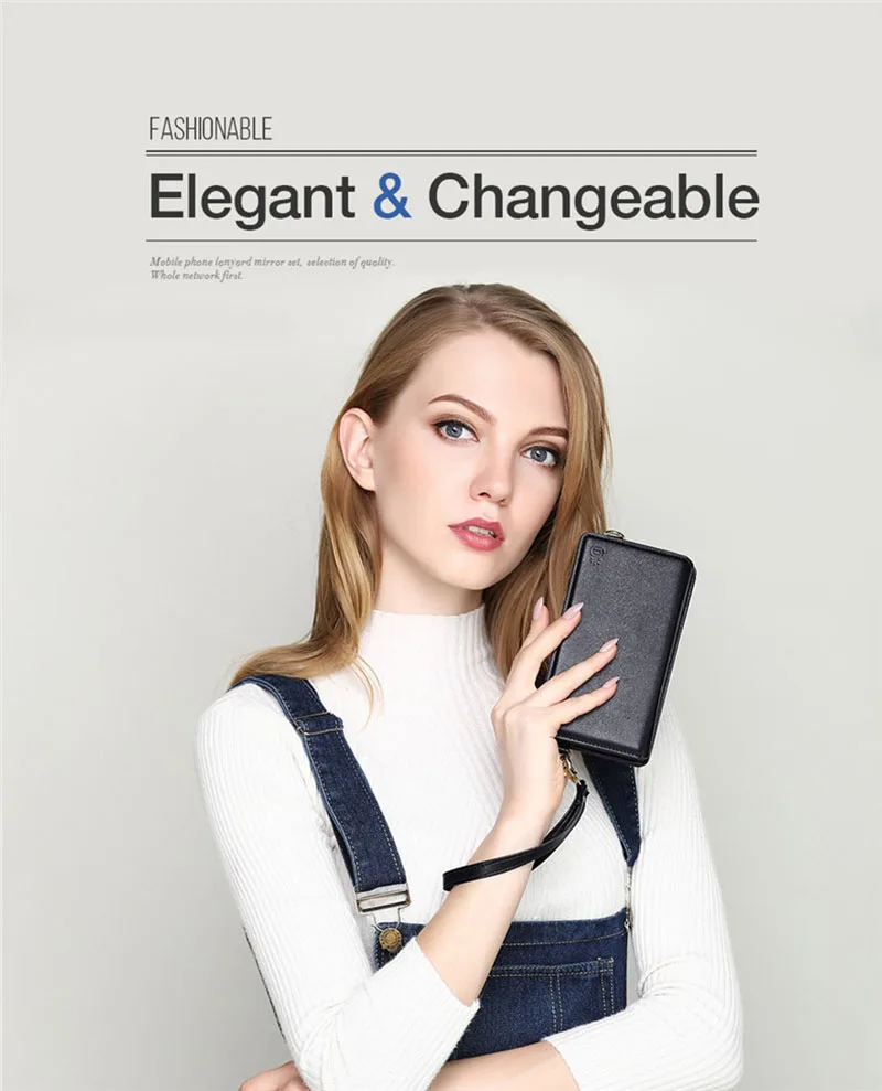 4 в 1 чехол-кошелек для samsung Galaxy Note 8 S8 S9 Plus, кожаный чехол-книжка с подставкой, отделение для карт, женская сумка через плечо