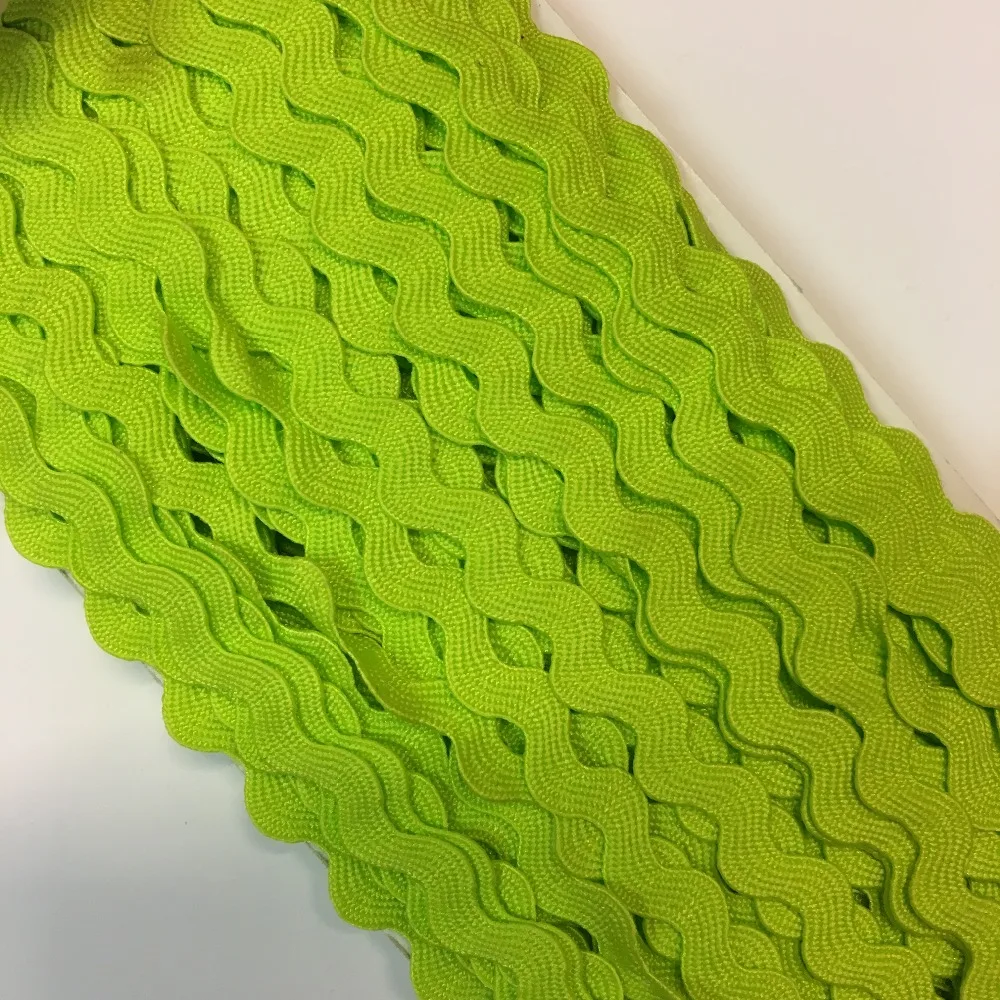 5 мм 36 ярдов/партия Ric rac лента зигзаг Лента Декор с волной кружева обрезки ленты