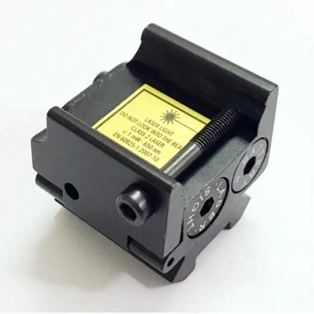 Регулируемый компактный лазерный прицел с красной точкой подходит для Glock 17 19