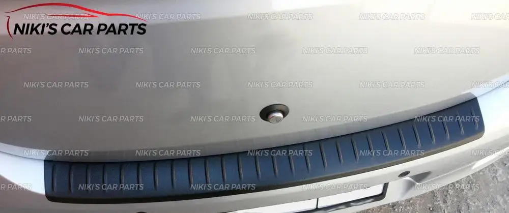 Защитная накладка на задний бампер для Renault Logan II 2014-2017 защита из АБС-пластика