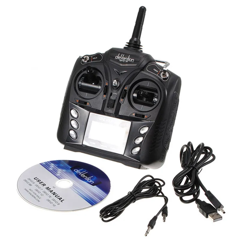 Walkera Devo 7E 7CH передатчик Радио режим управления 2 Левая рука дроссельной заслонки USB