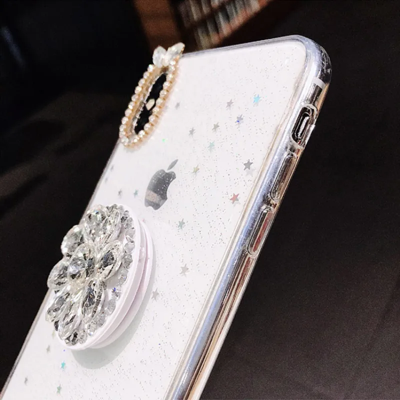 Для iPhone X XS XR MAX прозрачный черный мягкий чехол для телефона из ТПУ подушка
