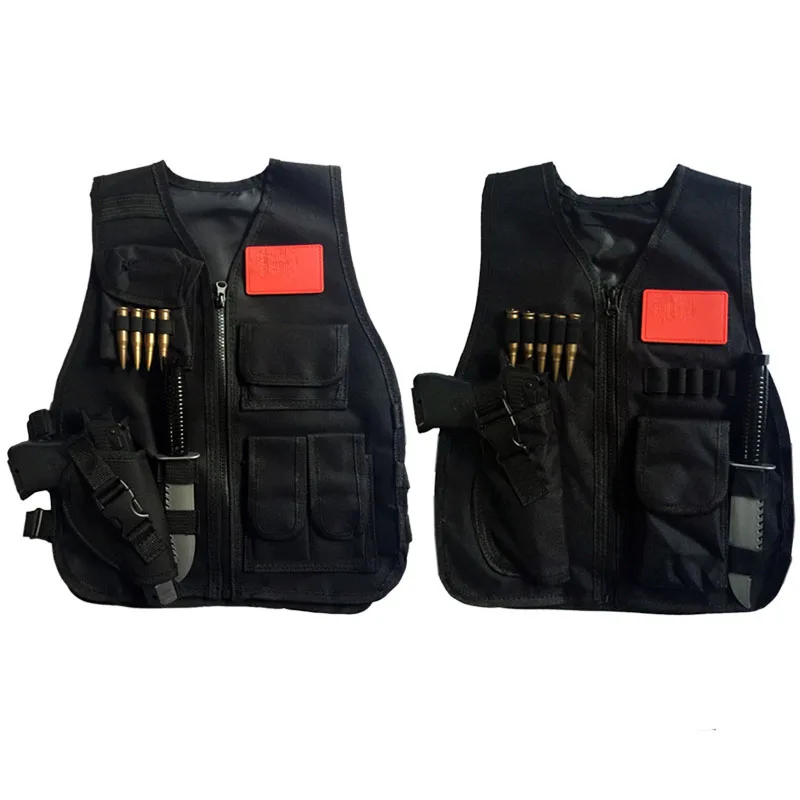 CS детский жилет спецназ регулируемый без рукавов|Жилетки для похода| |