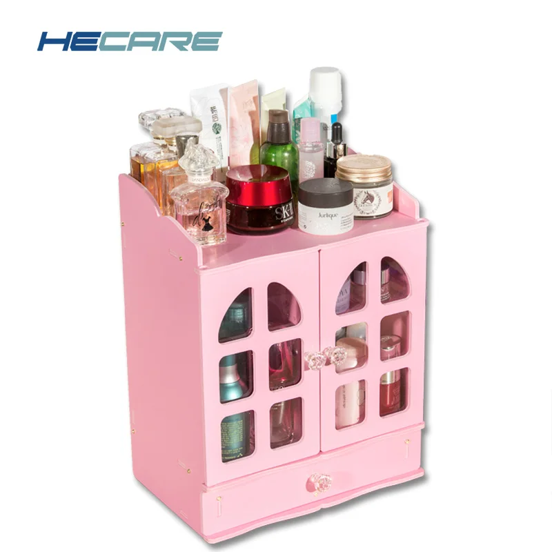 HECARE пластиковый ящик для хранения косметики водонепроницаемый органайзер