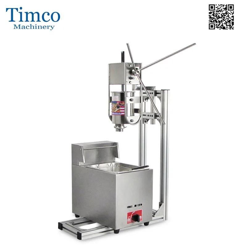 

Газовый Чуррос TIMCO, производитель 3 л с электрической фритюрницей 6 л