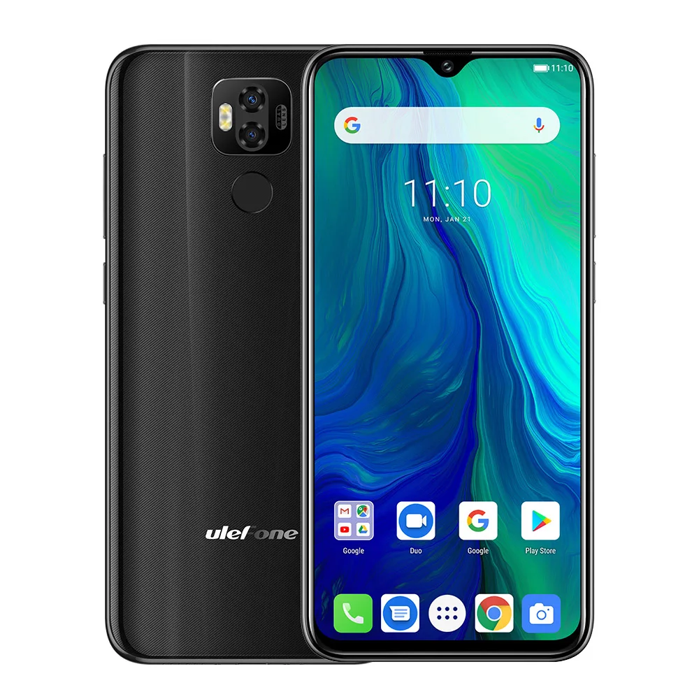 Ulefone power 6 3 дюймов FHD + 4 Гб ОЗУ 64 ПЗУ 16MP Android 9 0 Helio P35 Восьмиядерный 6350 мАч NFC