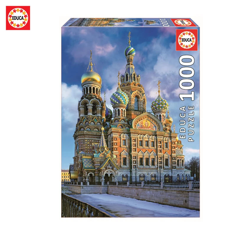 Храм Спас на Крови Санкт Петербург Educa пазл 1000 шт.|puzzle pieces|puzzle 10001000 pieces |