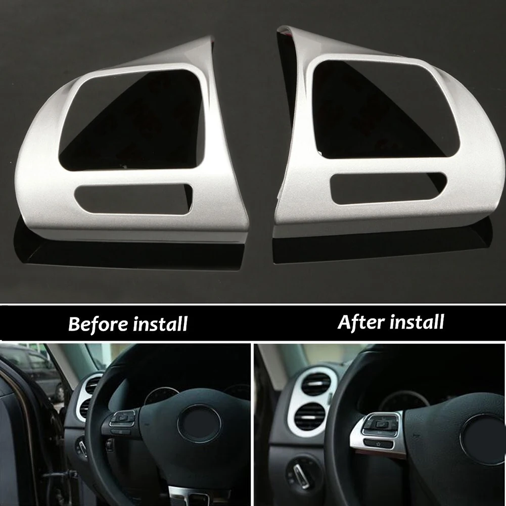 

2 шт., накладки на руль для VW Golf Jetta PASSAT CC