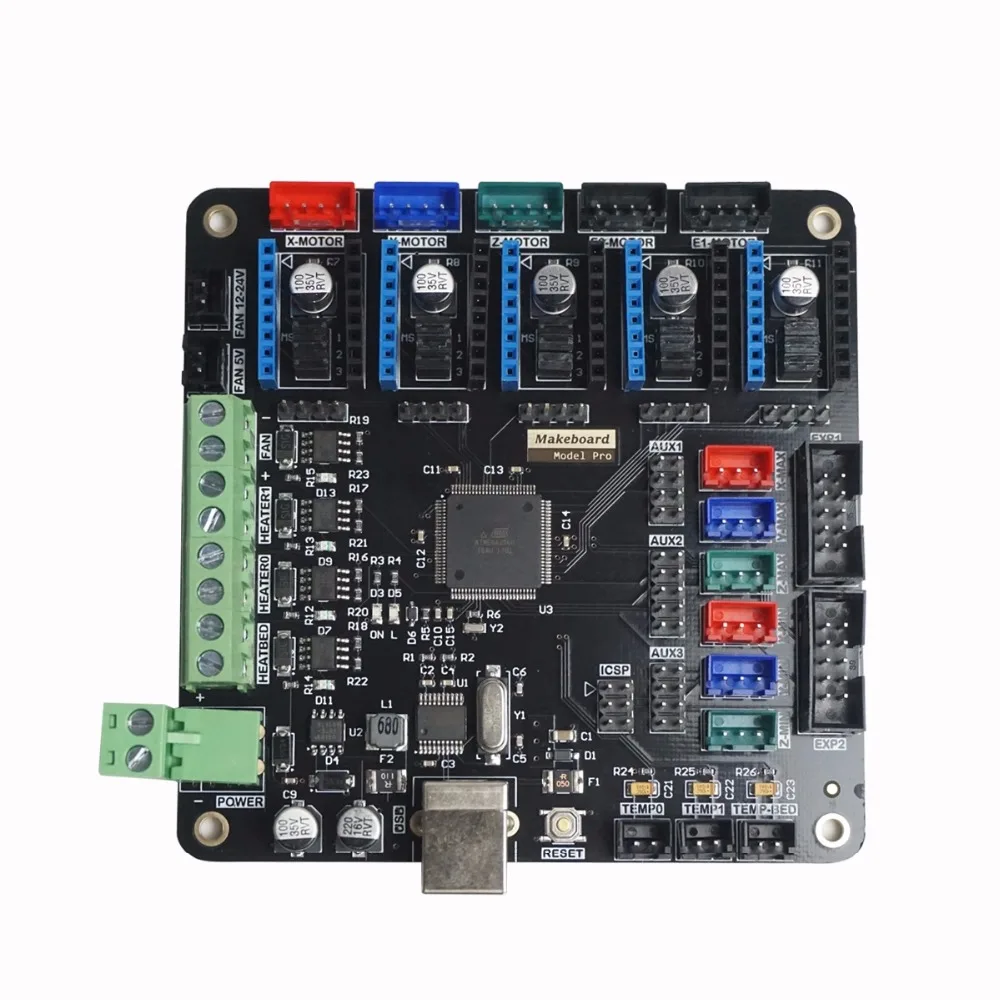 Запчасти для 3D принтера Micromake Makeboard Pro основная плата с поддержкой Heatbed совместима