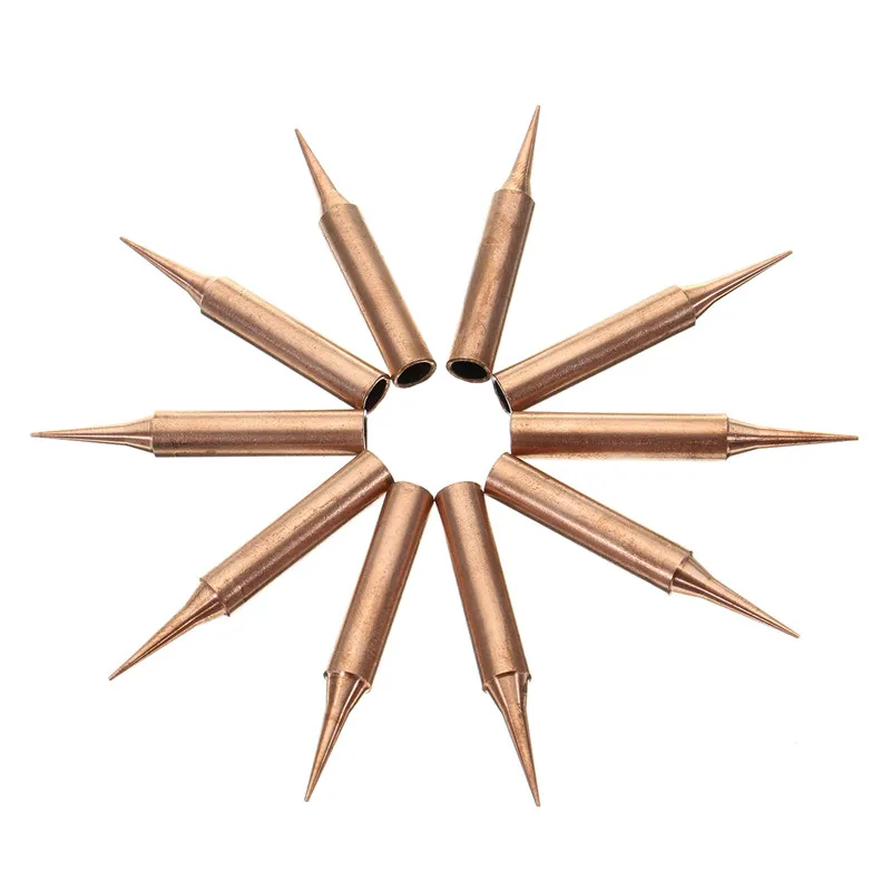 Новинка 10 шт./лот паяльный наконечник без свинца 900M-T-I Чистый медный паяльник 4 мм