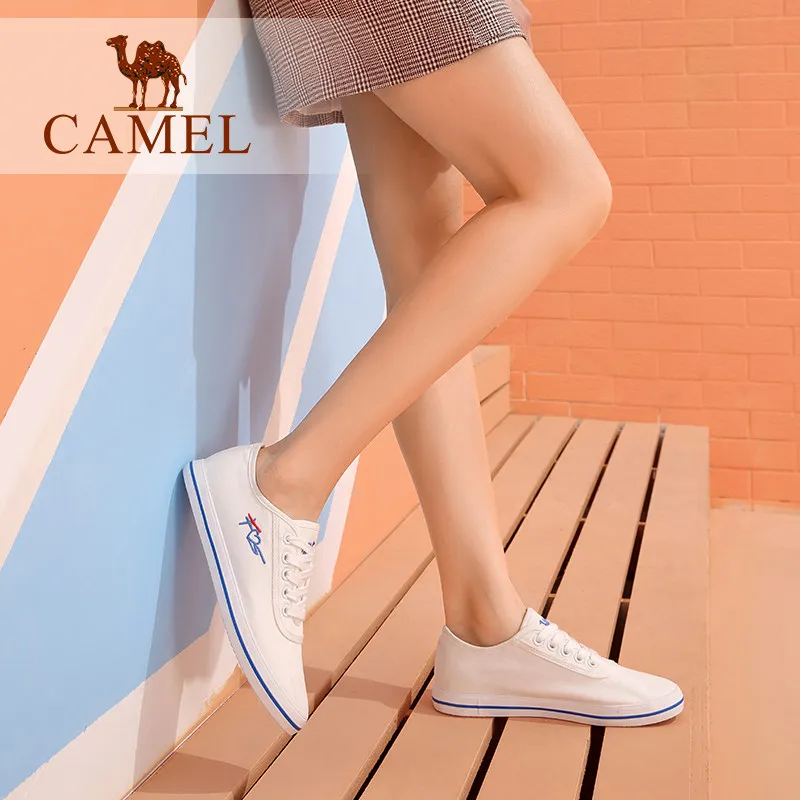CAMEL/Новинка модные повседневные тонкие туфли женская тканевая Удобная низкая