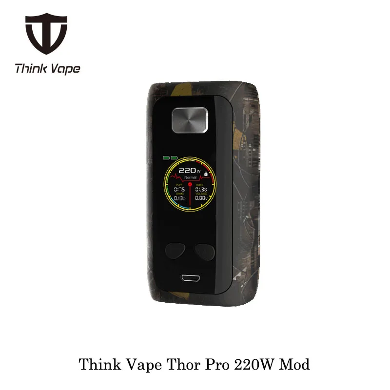 Электронная сигарета Thor Pro 220W коробка Mod Think Vape работает от Двойной 18650 батареи ПК