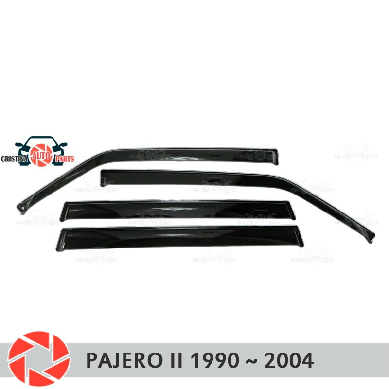 Дефлектор окна для mitsubiisi Pajero 2 90 2004 дефлектор от дождя защита грязи Стайлинг