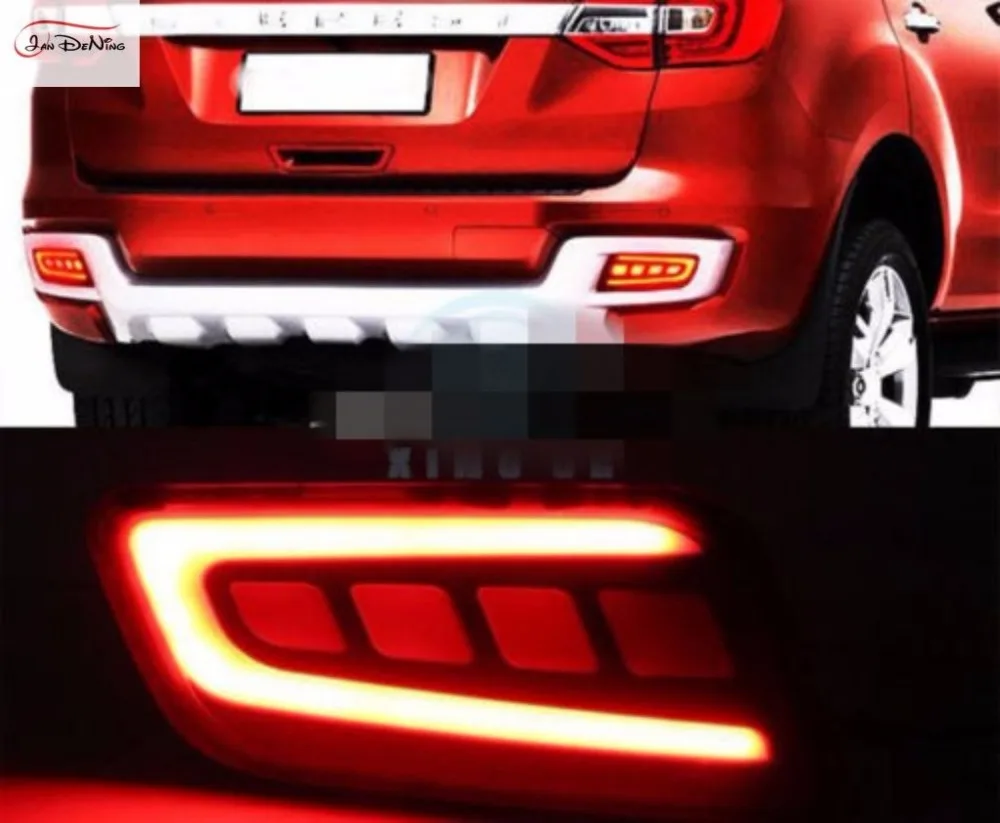 

JanDeNing 2 шт. для Ford Everest 2016-18 светильник льный задний бампер LH + RH сборка Установка