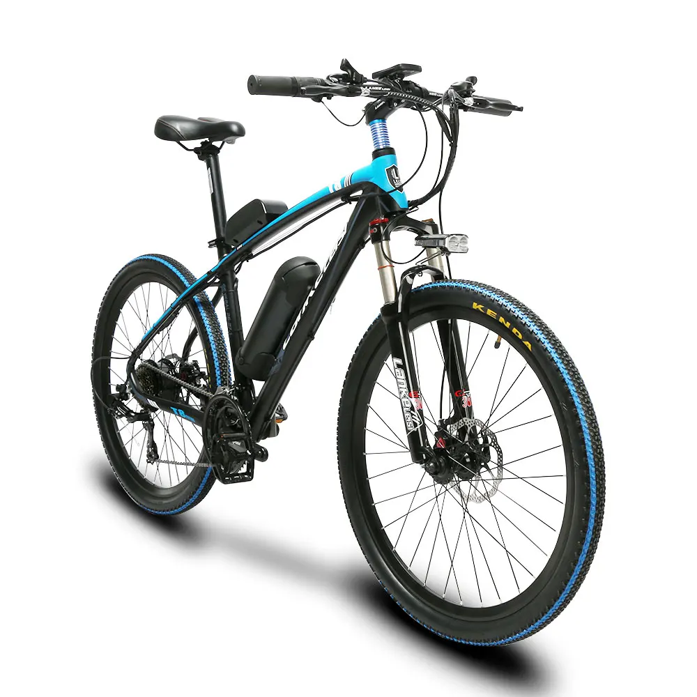 Lankeleisi T8 Электрический велосипед мужские горные e-велосипед 17X26 дюймов 250 Вт 48 В 10ah