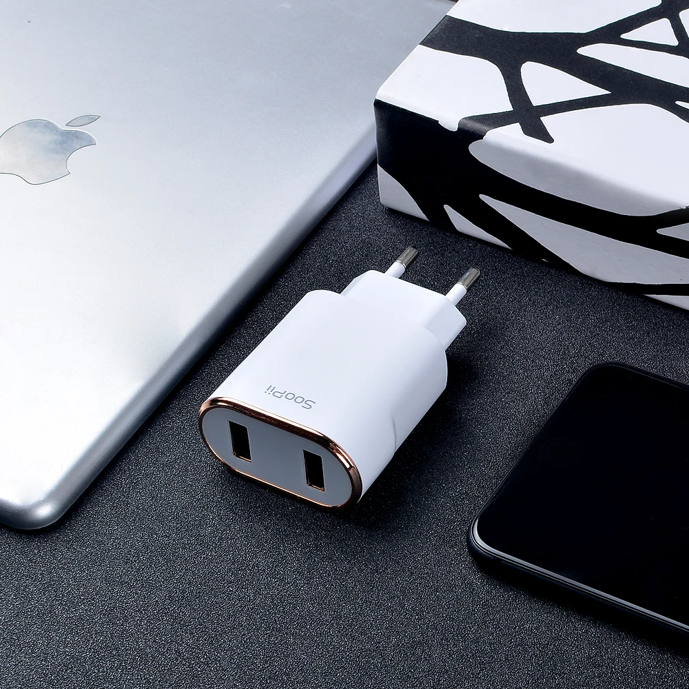 Soopii EU / US Зарядка мобильного телефона путешественная зарядка для IPhone IPad Samsung Xiaomi
