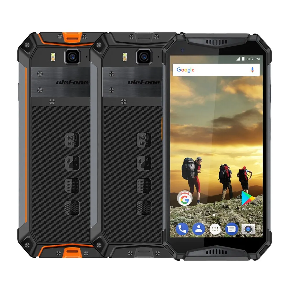 Ulefone Armor 3 прочный мобильный телефон IP68 Водонепроницаемый 4 Гб + 64 5 7 дюймов FHD