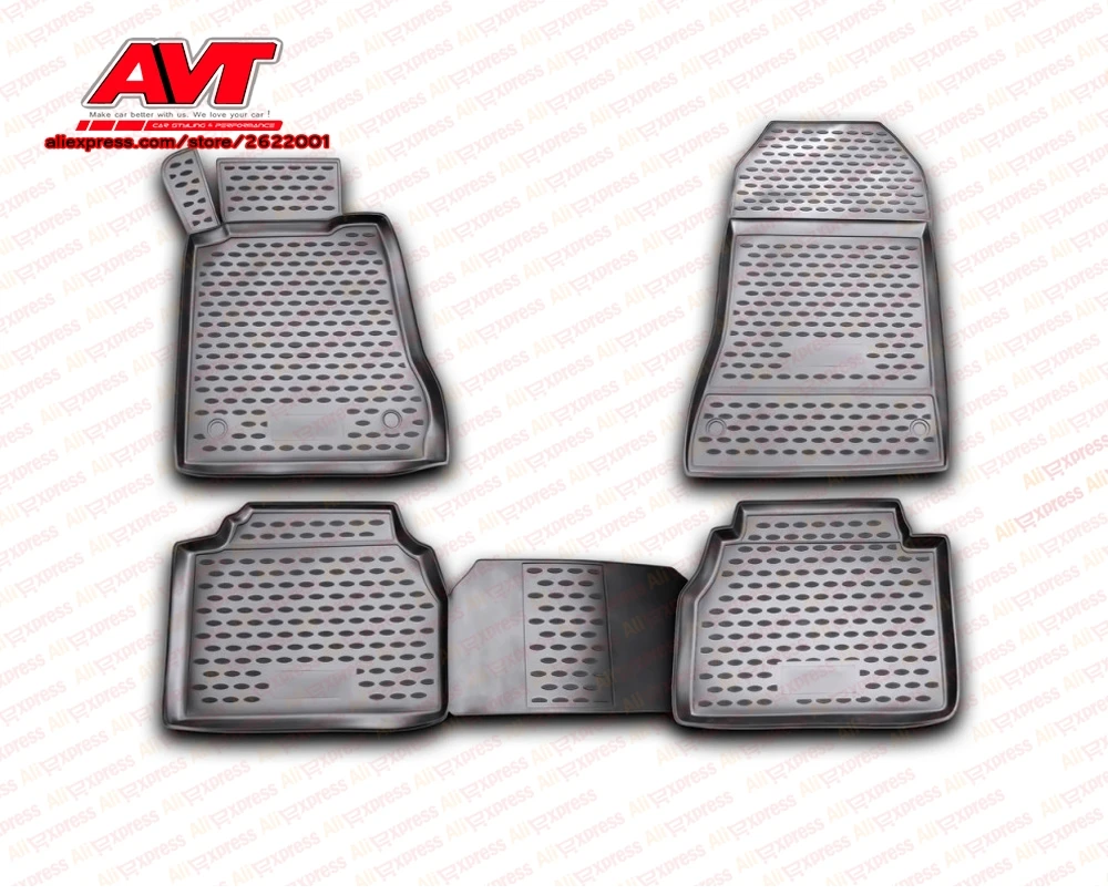 Коврики чехол для Mercedes-Benz E-class W210 1995-2002 4 шт. резиновые коврики Нескользящие