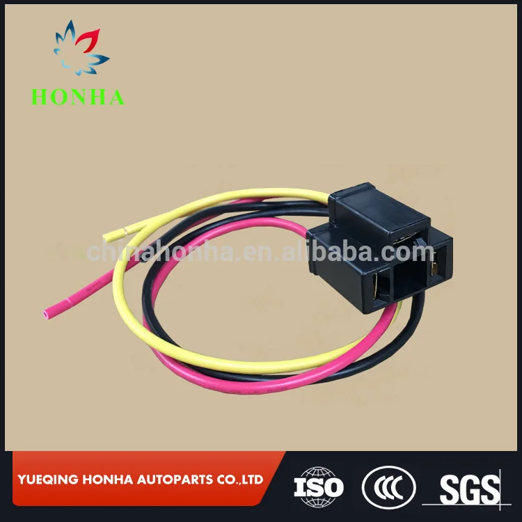 Бесплатная доставка 3 Pin H4 авто жгут проводов Разъем Держатель штепсельная вилка 7,8 мм лампа DJ7033-7.8-21