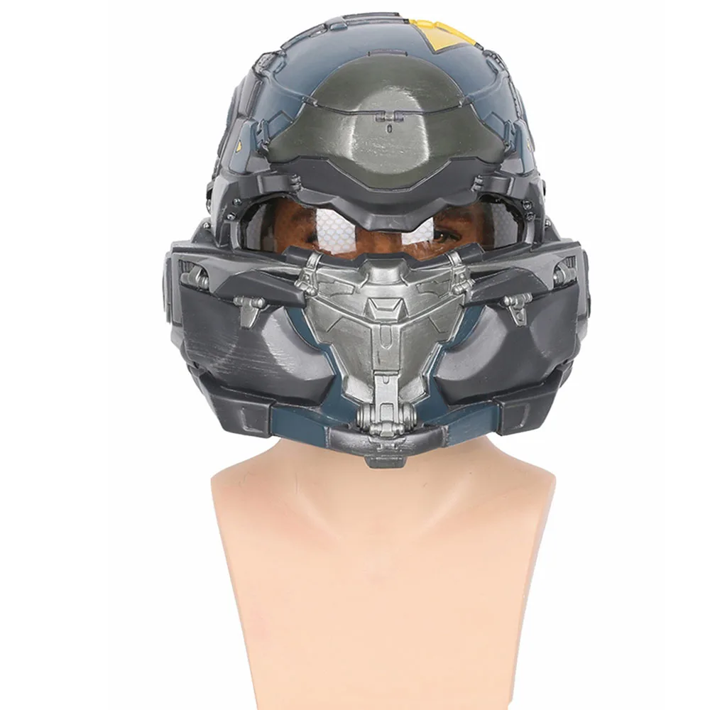 Маскарадный шлем Halo 5 Guardians Spartan высокое качество резиновая маска под аксессуары