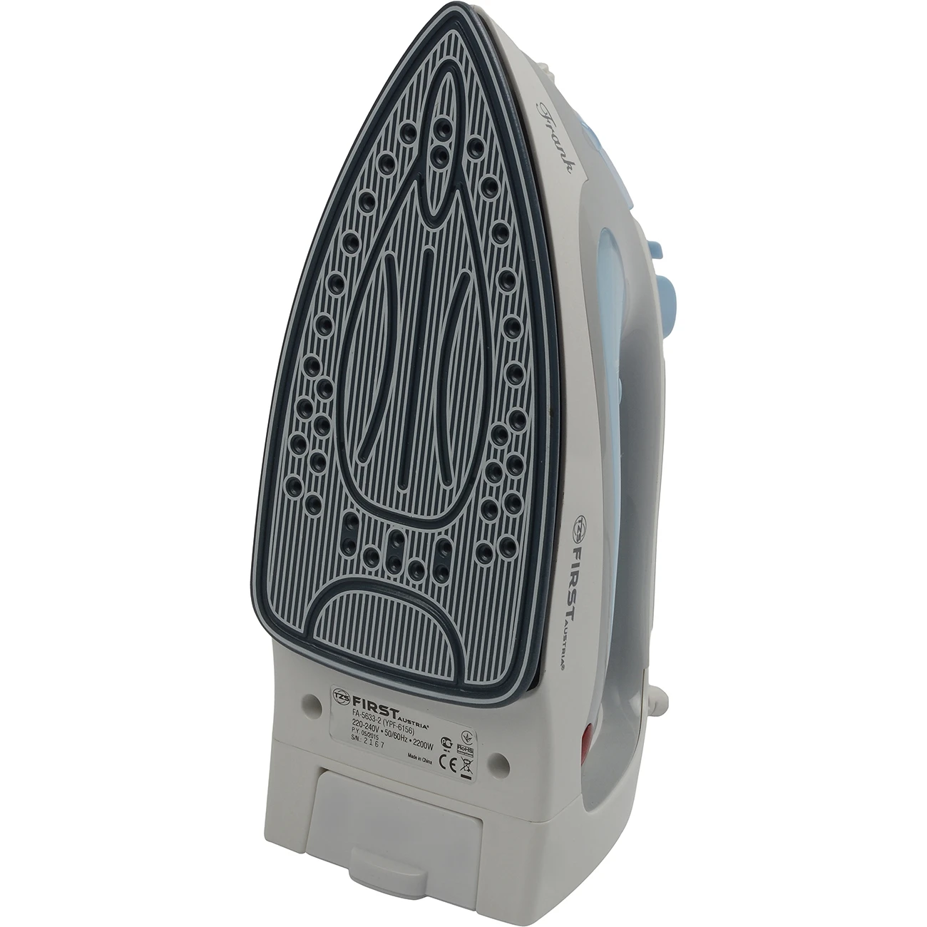 Утюг беспроводной FIRST FA 5633 2 BU (2200 Вт 180 мл голубой)|iron|iron firstwireless iron |