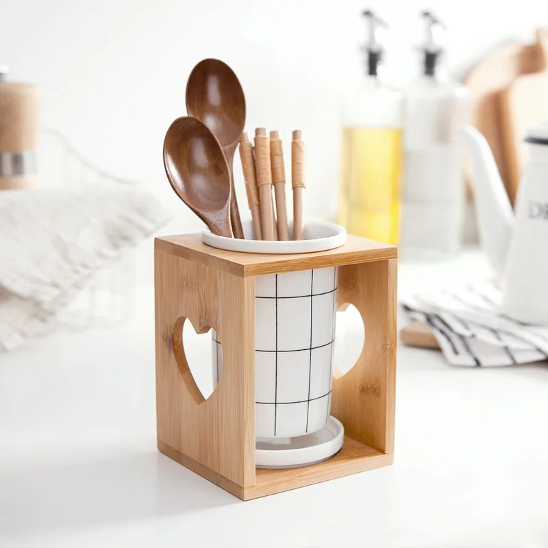 1 шт. керамическая ложка вилка нож палочки для еды сливной держатель кухонный