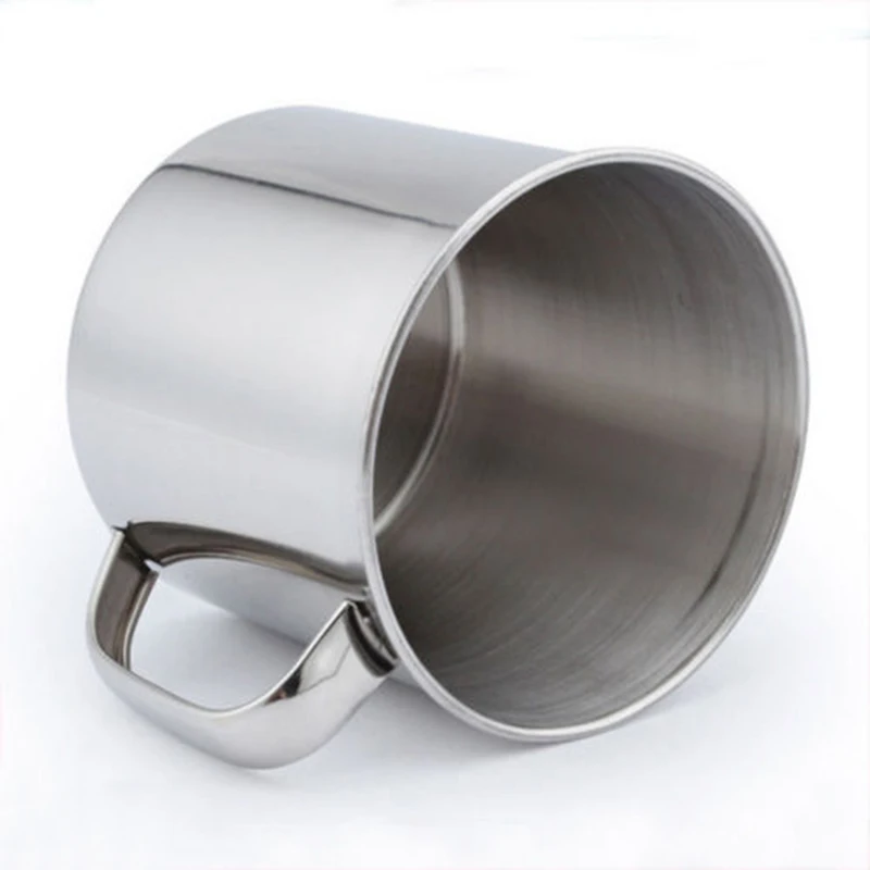 Портативная чашка из нержавеющей стали для питья кофе чая фотокружка 320 мл