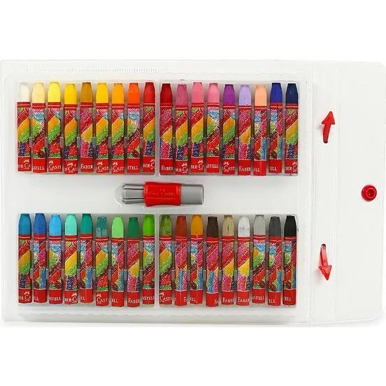 Оригинальный Faber-Castell с пластиковой сумкой карандаш 36 цветов масляная пастель