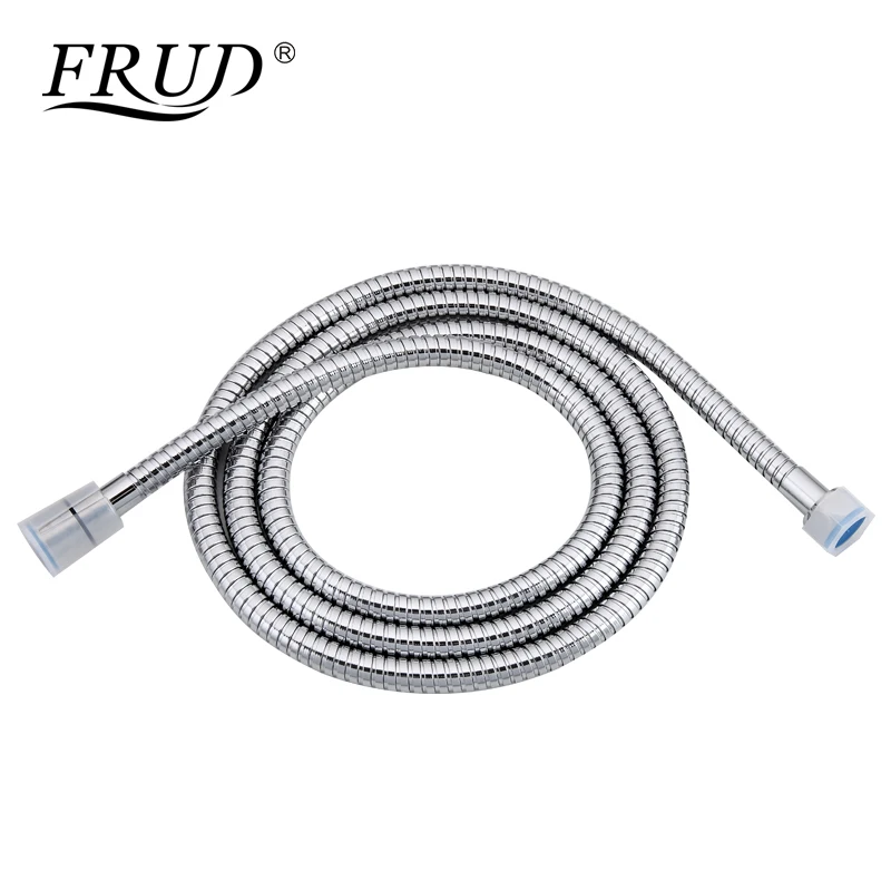 FRUD из нержавеющей стали серебряные сантехнические шланги гибкий 1/2 ''душевой шланг набор аксессуаров для