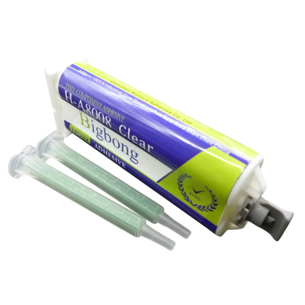 

1:1 Epoxy Adhesive 50ml Dual Cartridge Transparent Epoxy Glue Adhesive Granite Marble Tile Bonding Concrete Wood Plastic Joining