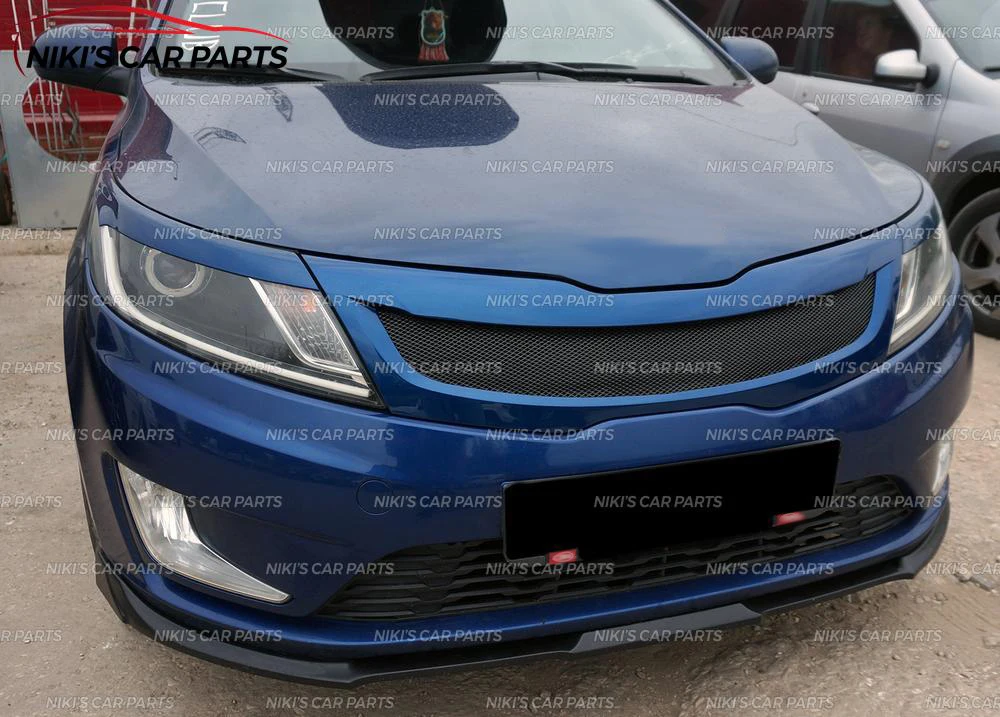 Крышка радиатора Решетка для Kia Rio III 2011-/- ABS пластик обвес комплект аэродинамическое украшение автомобиля Стайлинг тюнинг
