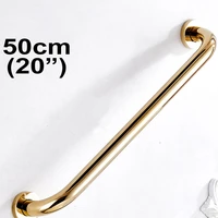 700brass bathroom shower assist grab bar 50cm polished gold finish solid brass idea for home hotel motel hospital