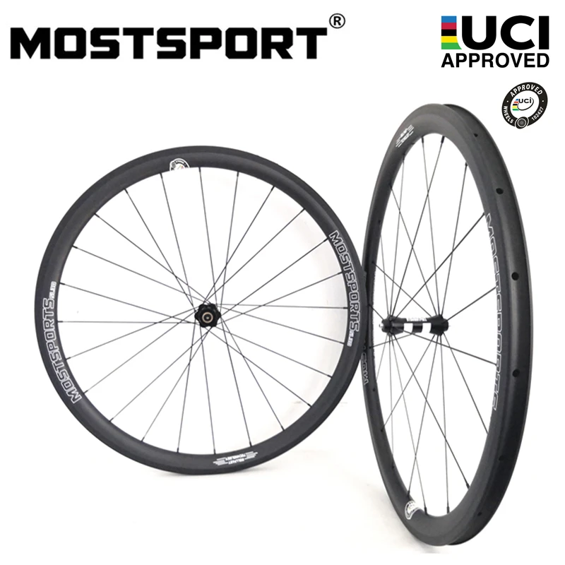 MOSTSPORT 38 мм клинчерные карбоновые колеса с прямым вытяжным DT Swiss 350 втулки Sapim CX RAY