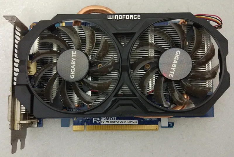 Видеокарта для GIGABYTE оригинальная видеокарта nVIDIA Geforce GTX 660 2 Гб 192 бит GDDR5